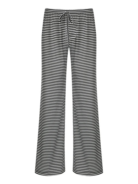 Pantalon Rayé Décontracté